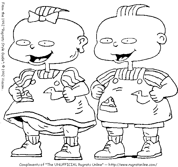 1992 Rugrats Style Guide.