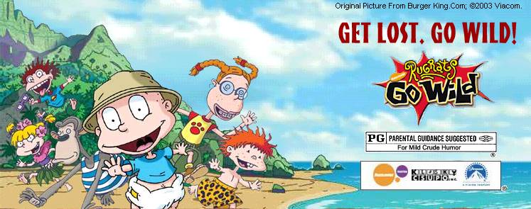 "Rugrats Go Wild" -- Rated "PG"
